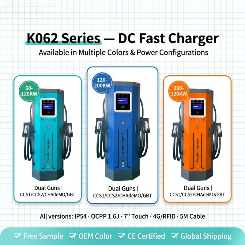 Ev Charging Pile - Customized 60KW 120KW 320KW Double DC