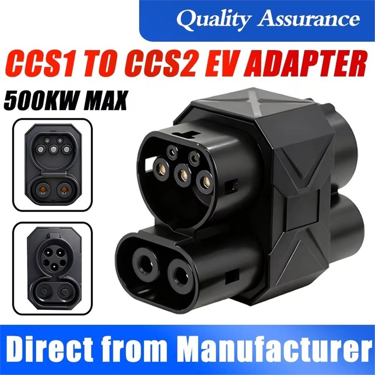 A67F CCS1 to CCS2 Fast Chargin - огляд і ціна Ccs2 To Ccs1 Fast Charge Adapter 250Kw