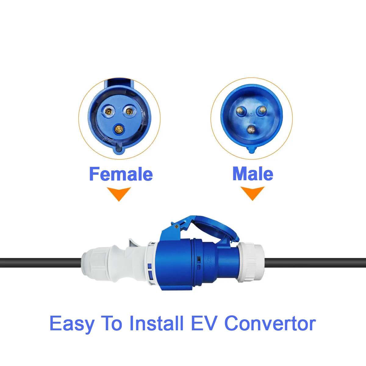 NTO Blue CEE Female Power Plug - огляд і ціна Ev Charger Adapter