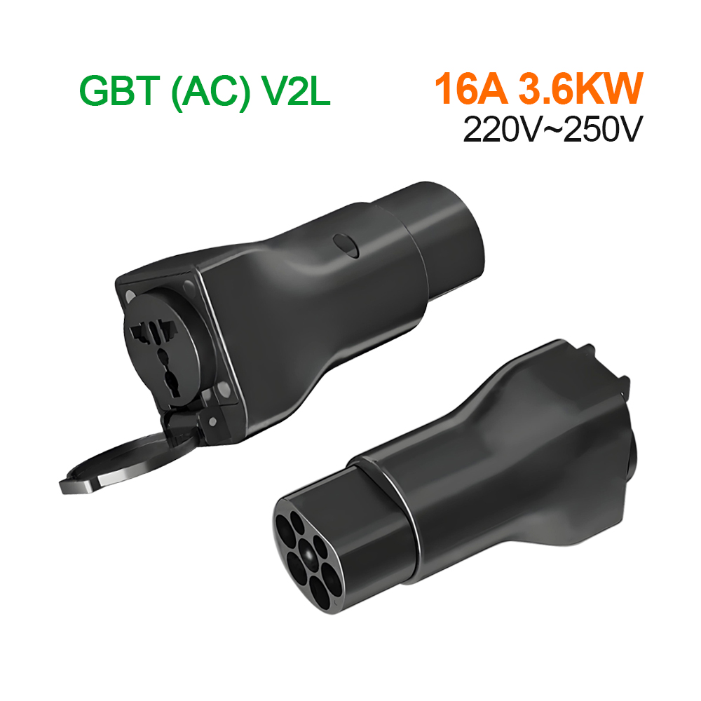 New 16A 3.6KW GBT V2L Type2 Pl - огляд і ціна Ev Charger Adapter