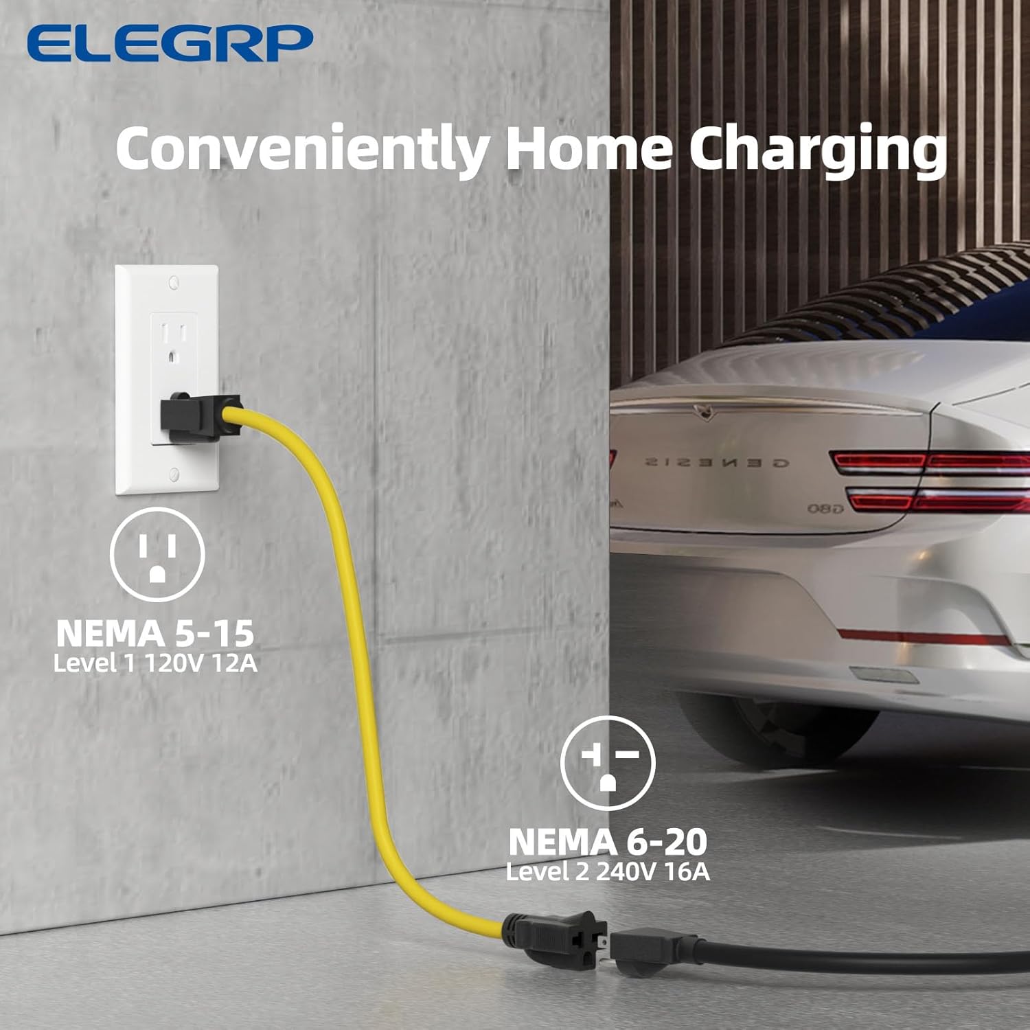ELEGRP J1772 Ac Fast EV Car Ch - огляд і ціна Type 2 Charger