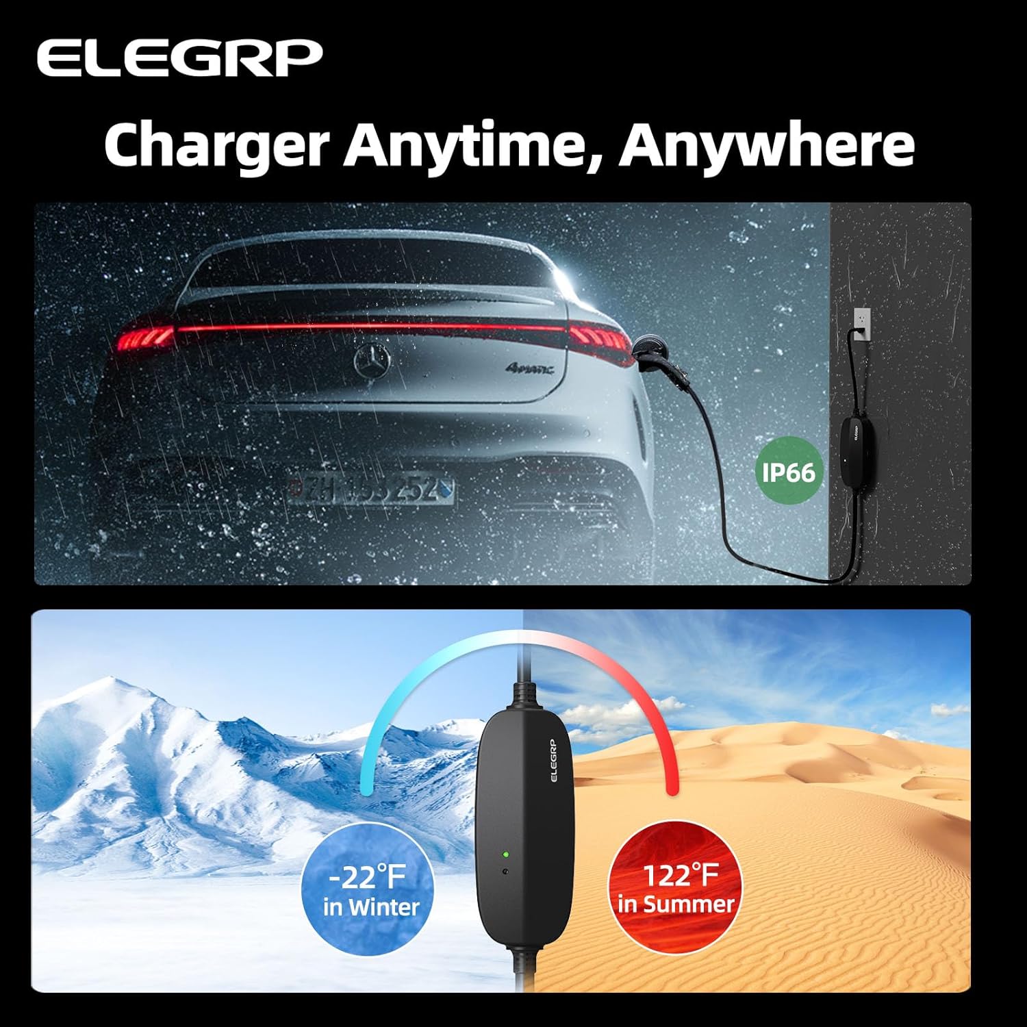 ELEGRP J1772 Ac Fast EV Car Ch - огляд і ціна Type 2 Charger