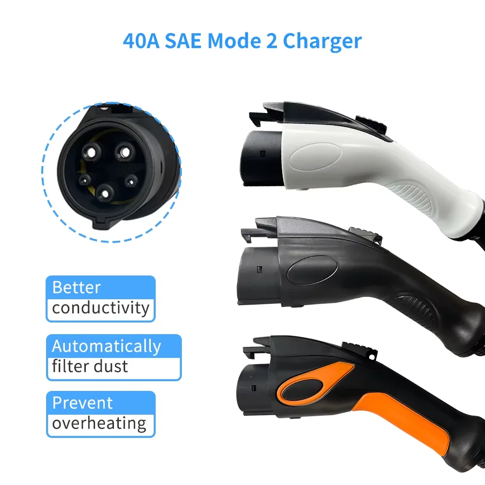 9kw 16A SAE J1772 Type 1 Mobil - огляд і ціна Portable Ev Charger