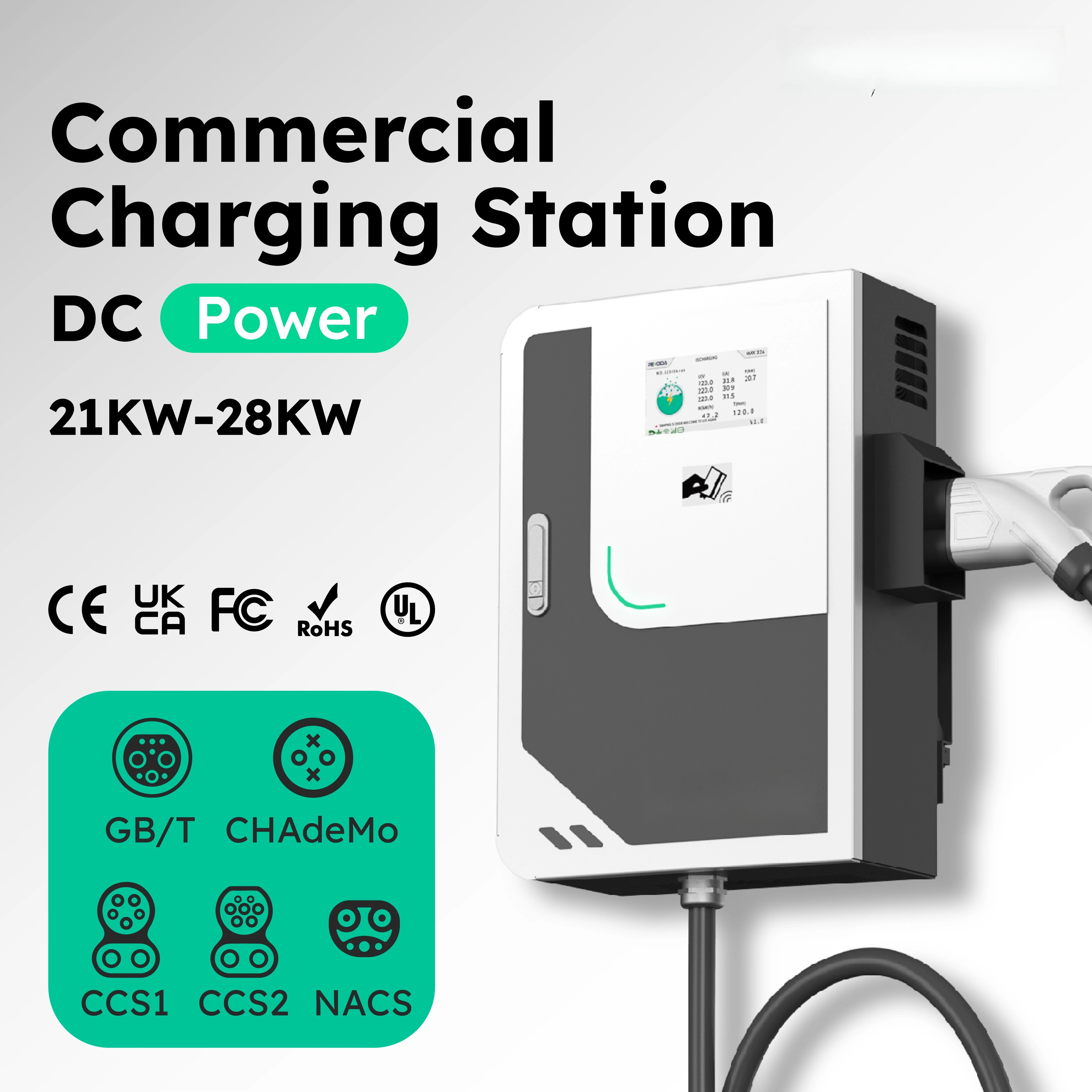 Penoda DC Wallbox Car Charger  - огляд і ціна Dc Fast Charger 30Kw Wallbox Commercial
