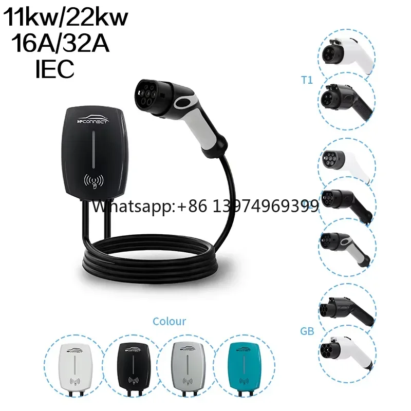 11kw 22kw 16A 32A IEC Wallbox  - огляд і ціна Wallbox Ev
