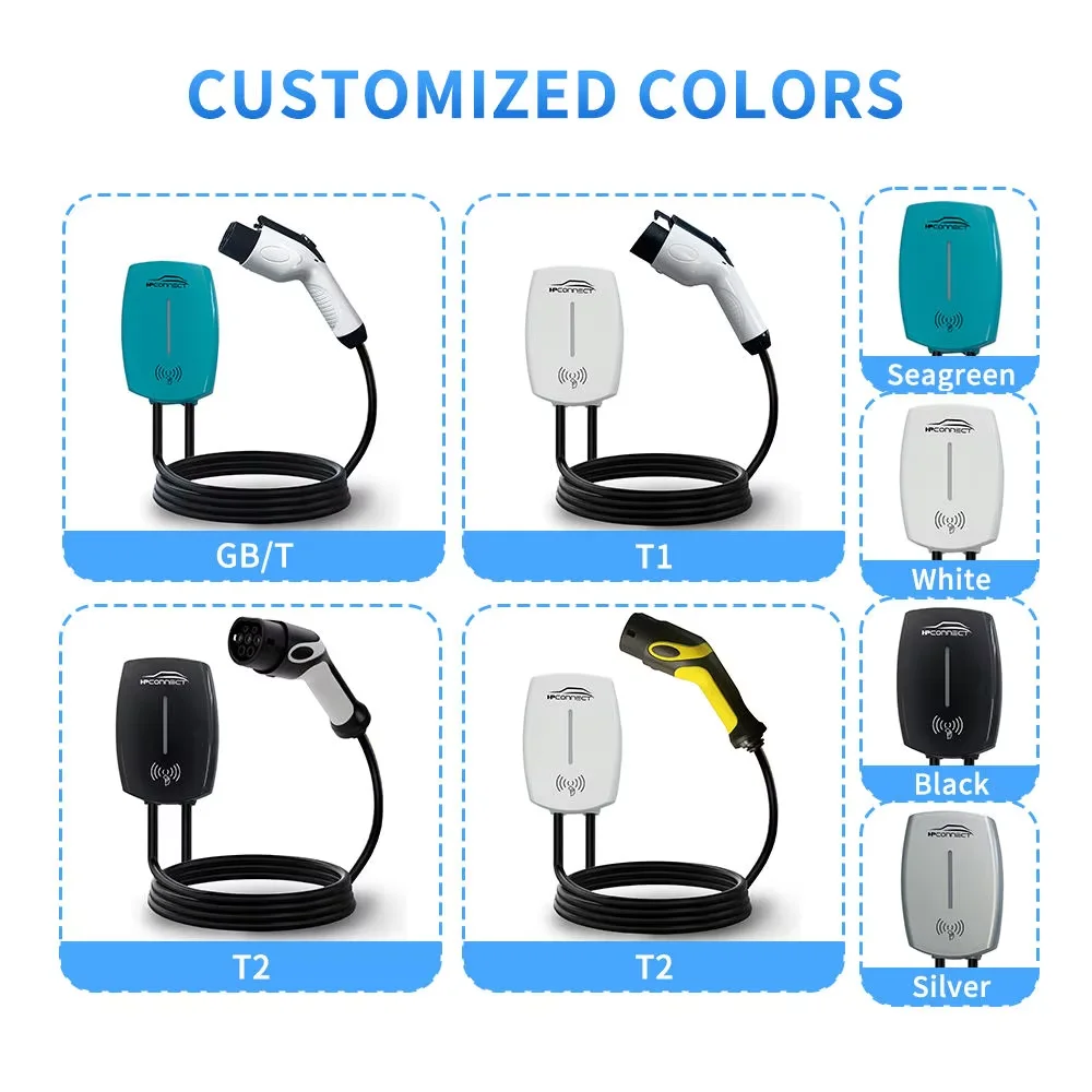 11kw 22kw 16A 32A IEC Wallbox  - огляд і ціна Wallbox Ev