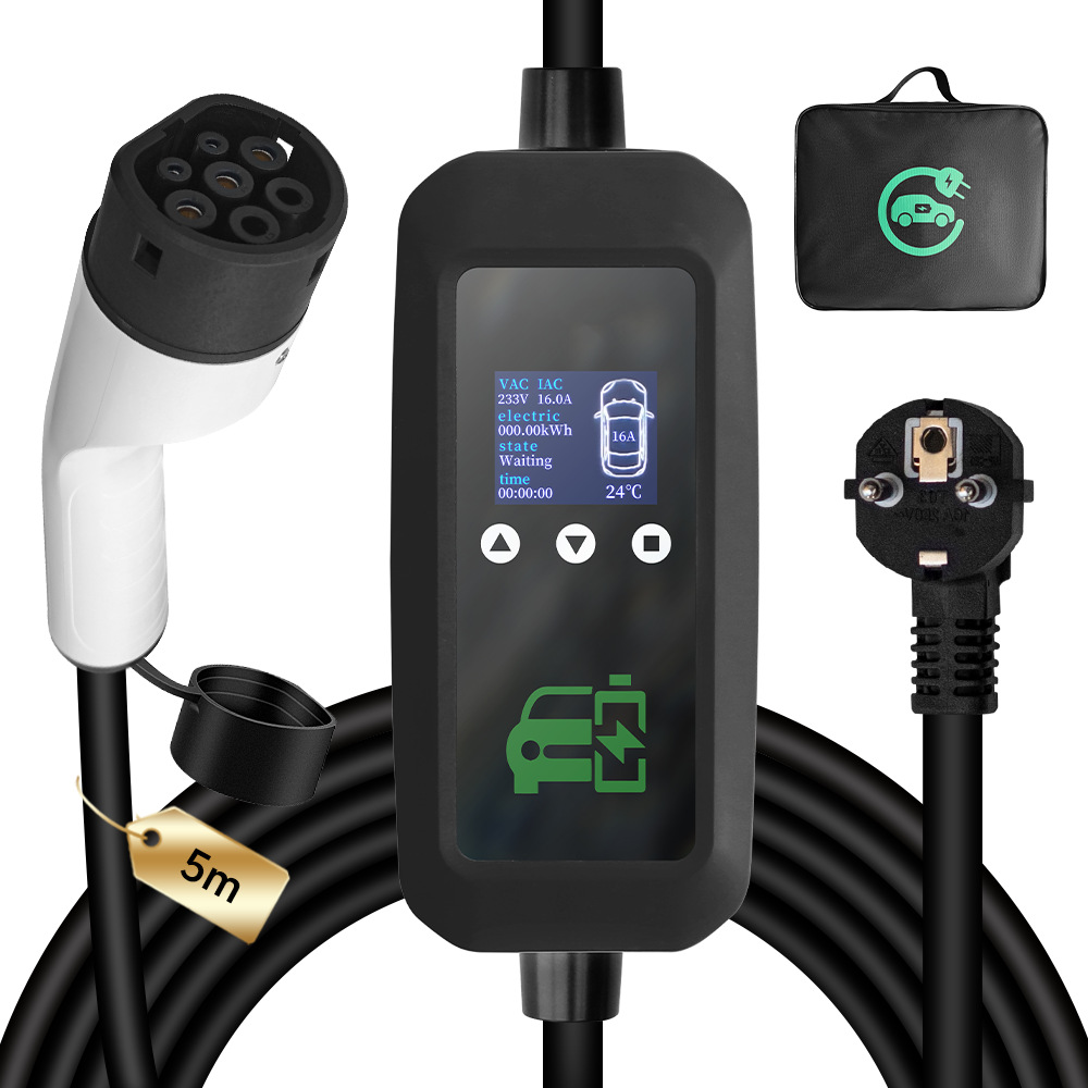 EV Charger Type2 16A 3.5kW Por - огляд і ціна Ev Charging Cable